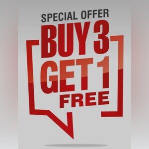 Buy 3 get 1 free